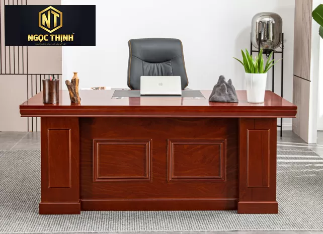 bàn lãnh đạo sang trọng, chất lượng và hiện đại